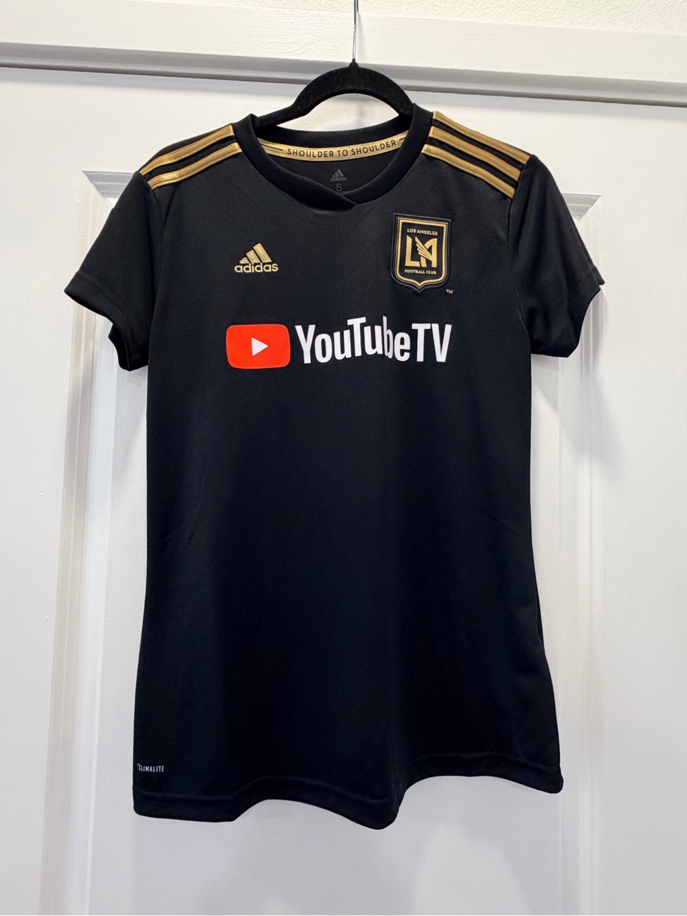Adidas LAFC Black and Gold Women's Jersey | Carlos V